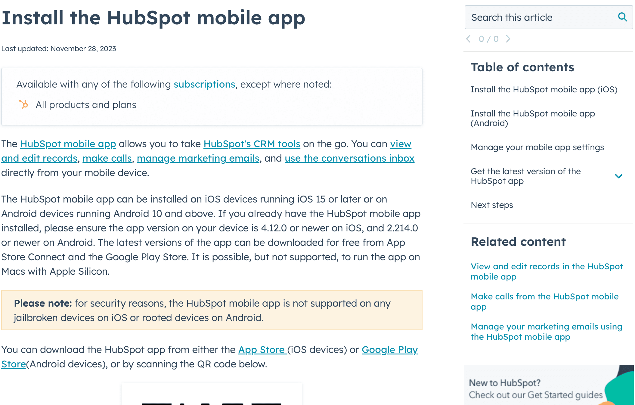 hubspot call tracking app